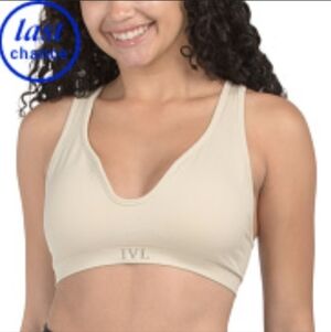 IVL Collective Sweetheart Seamless Sports Bra- In Cream